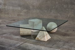 Marble "Metaphora" Coffee Table by Massimo and Leila Vignelli