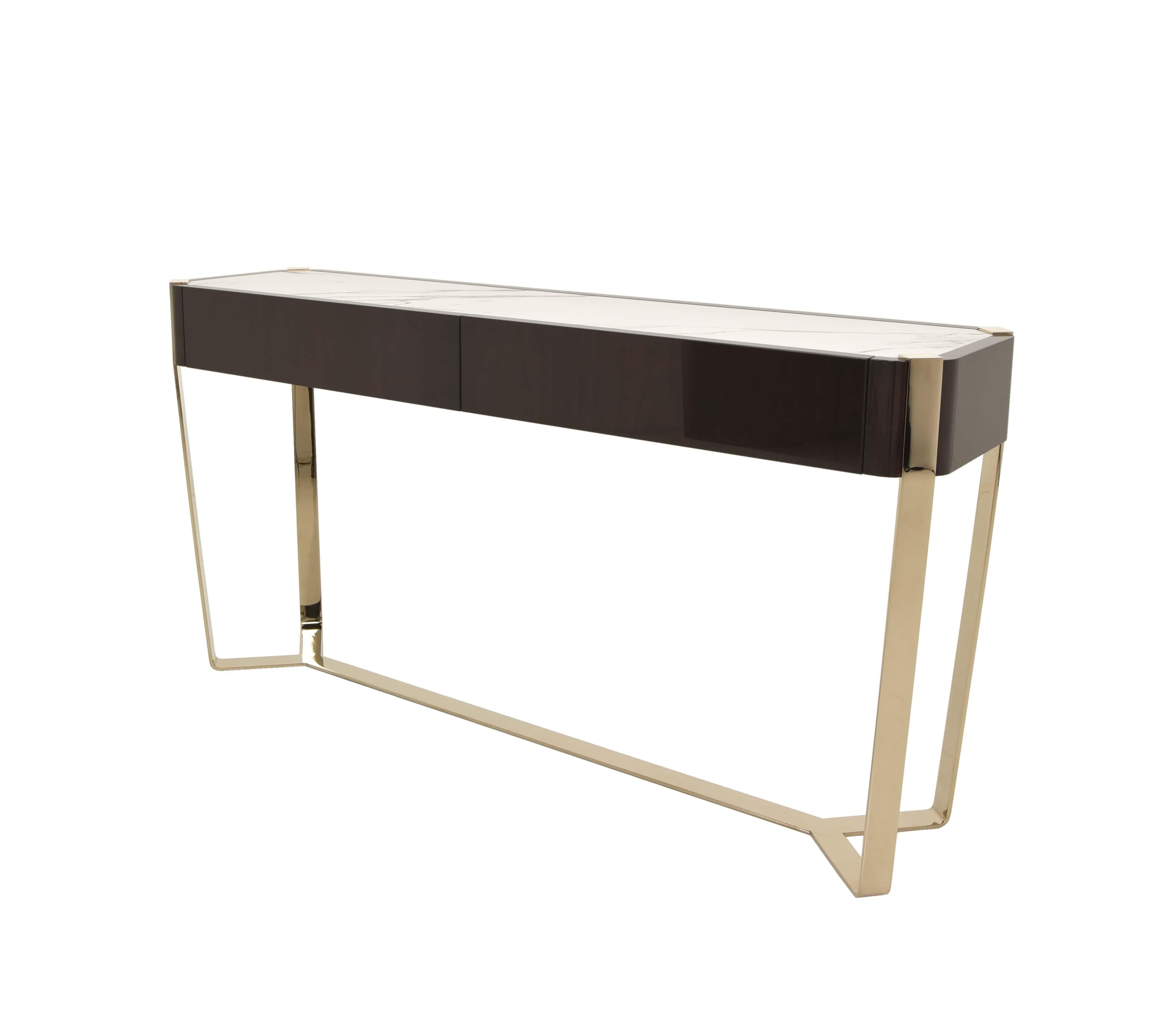 Moderne Marble Miller Console Table en vente