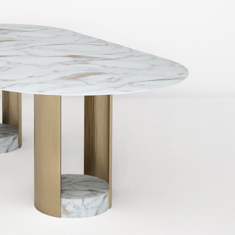 Table à manger en marbre « Milos », Giorgio Bonaguro Neuf - En vente à Geneve, CH