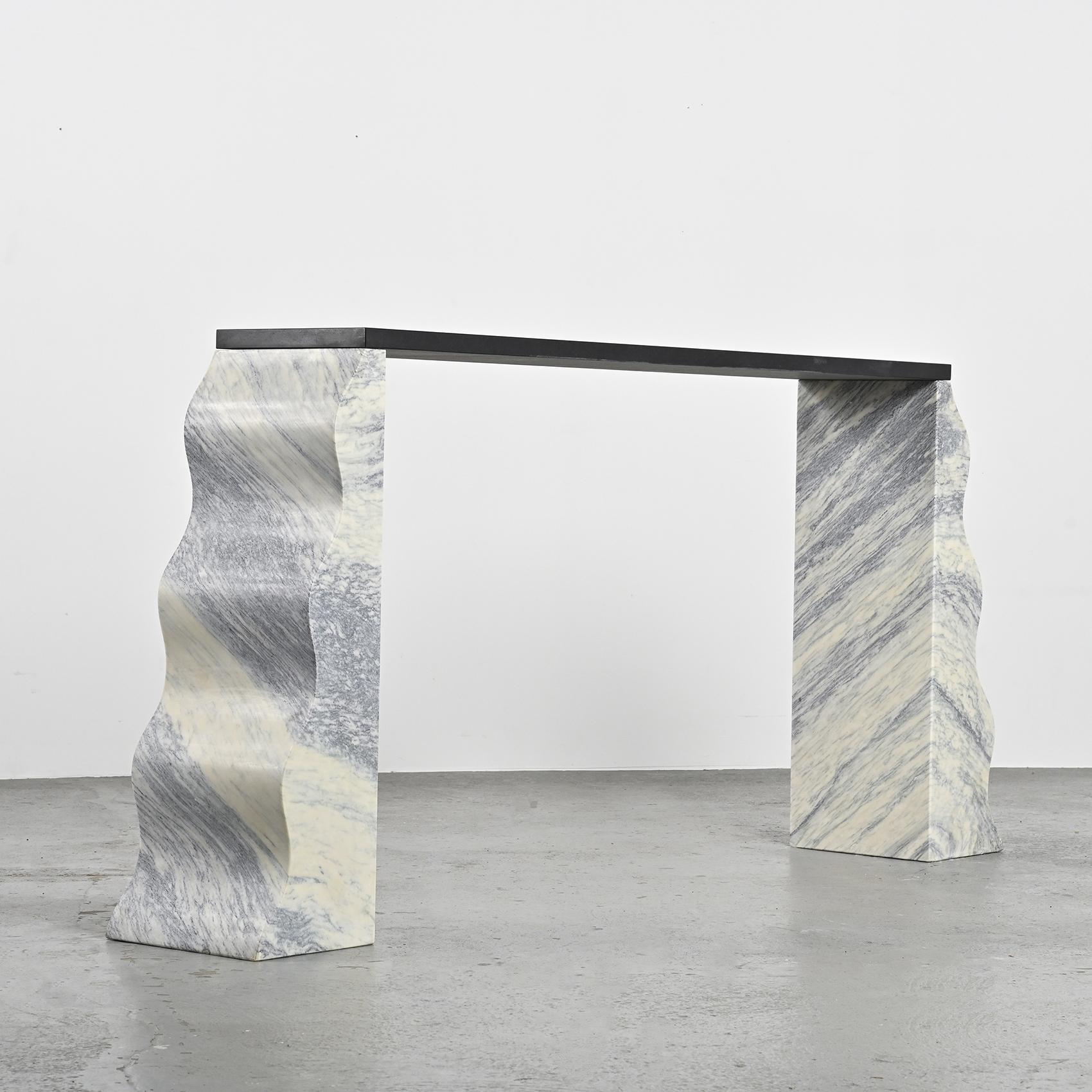 Marble Montenegro Console by Ettore Sottsass, 1980s  3