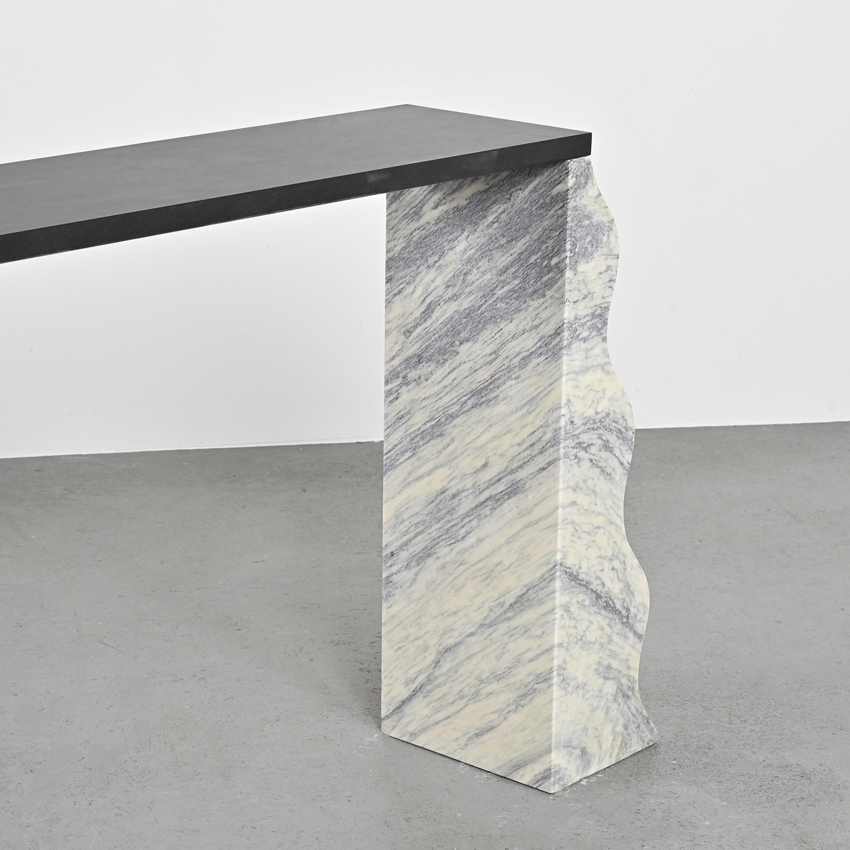 Marble Montenegro Console by Ettore Sottsass, 1980s  4