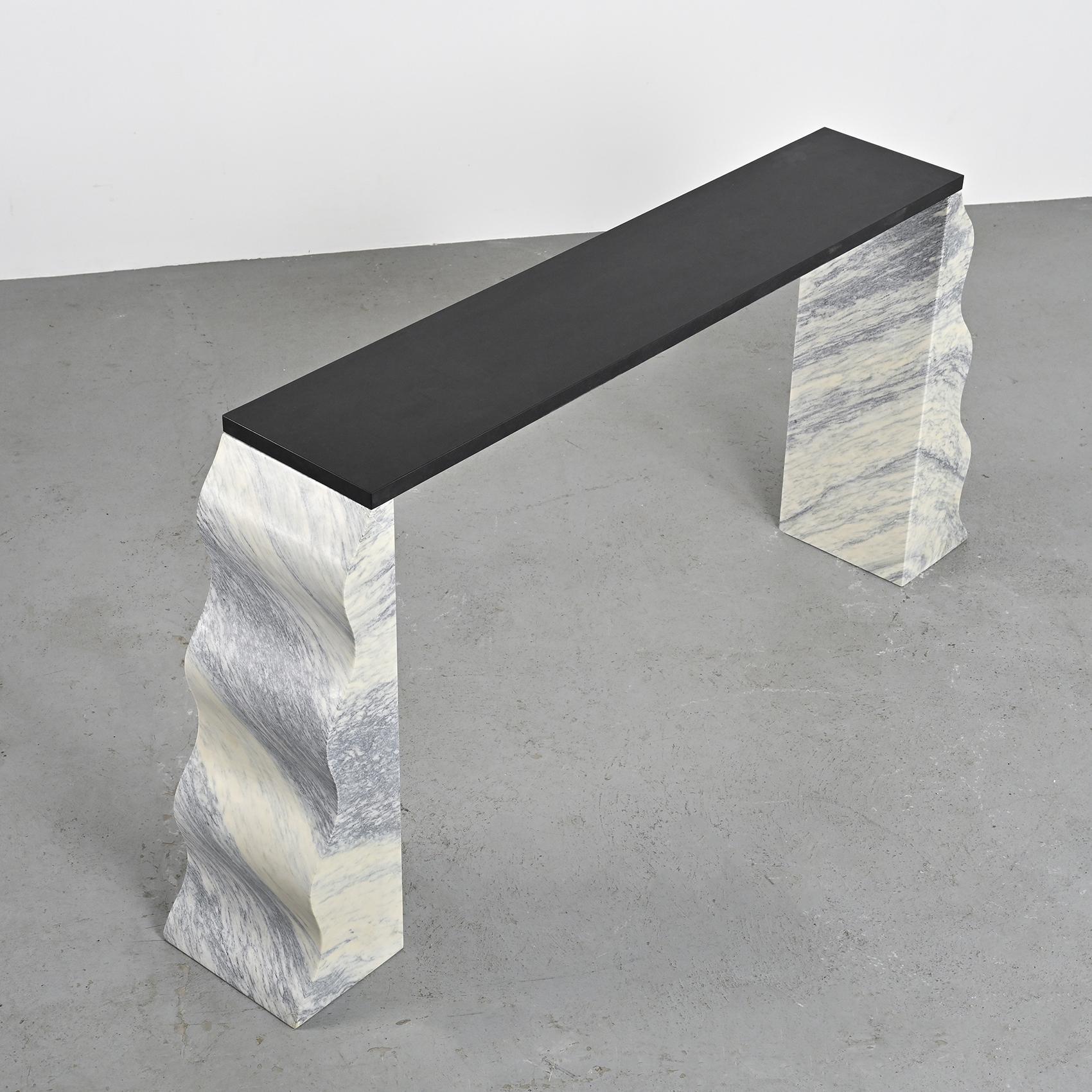 Marble Montenegro Console by Ettore Sottsass, 1980s  5