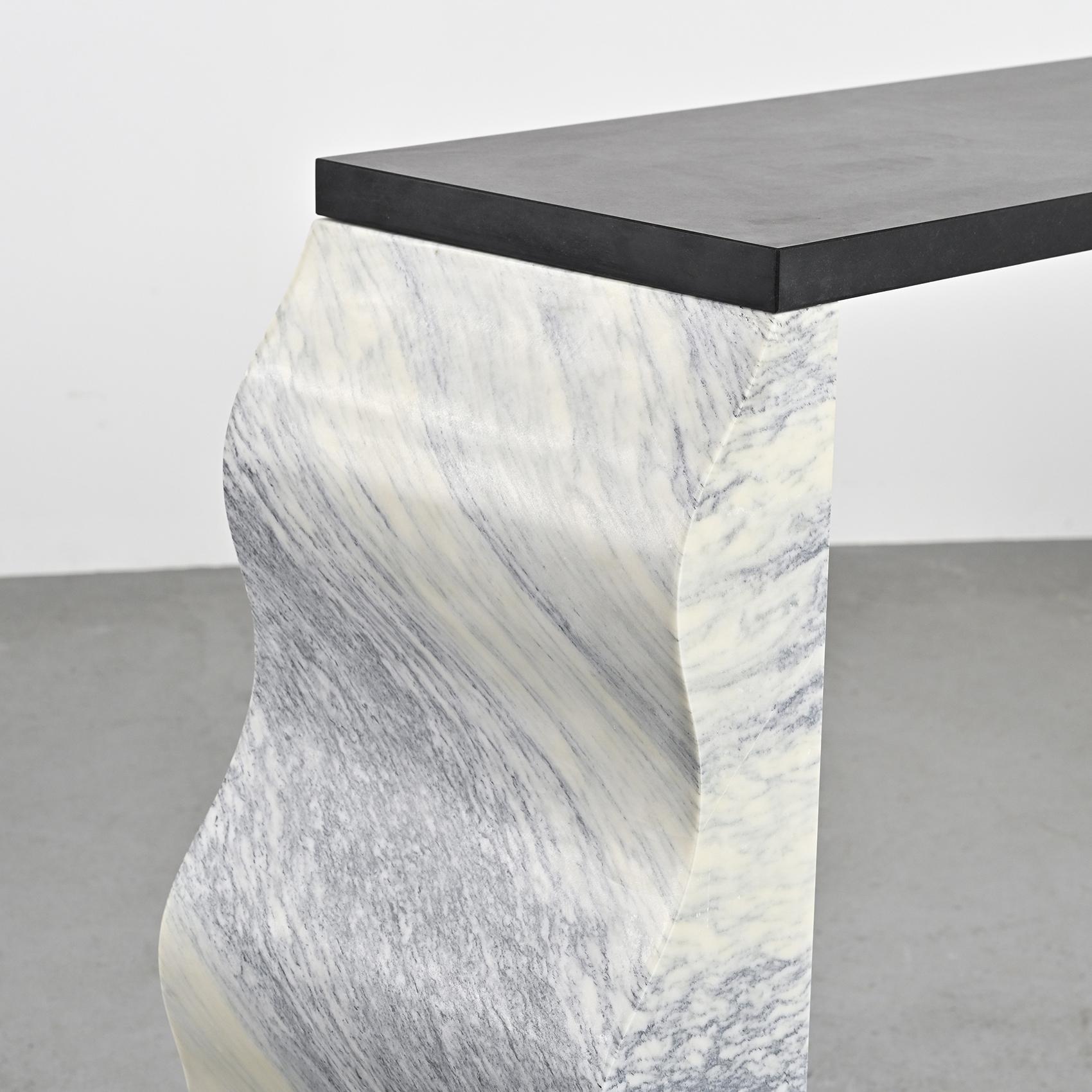 Marble Montenegro Console by Ettore Sottsass, 1980s  For Sale 6