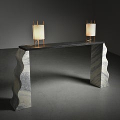 Marble Montenegro Console by Ettore Sottsass, 1980s