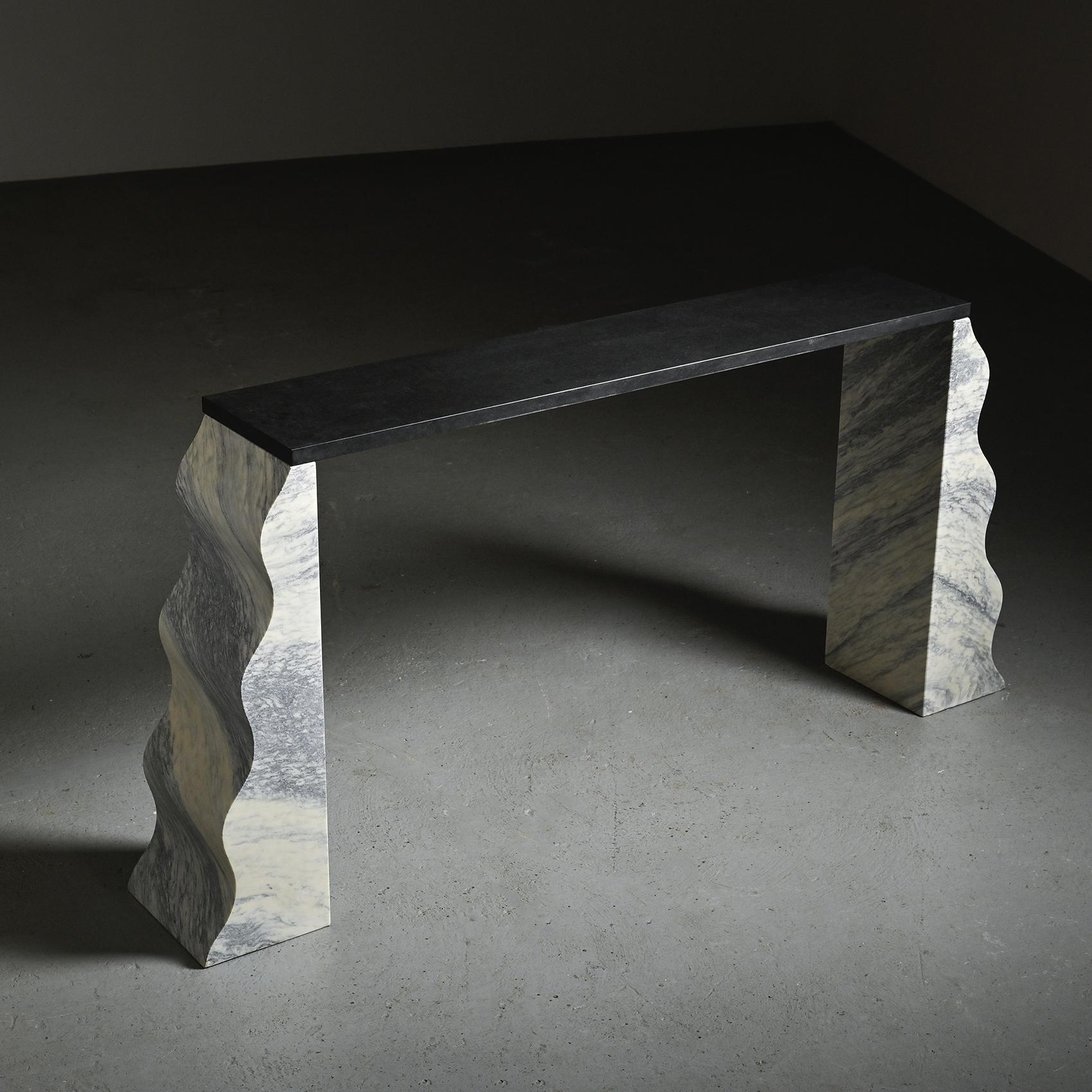 Post-Modern Marble Montenegro Console by Ettore Sottsass, 1980s  For Sale