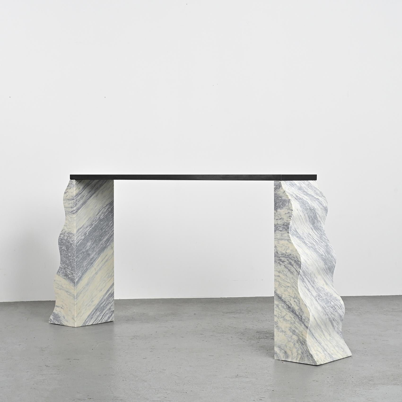 Granite Marble Montenegro Console by Ettore Sottsass, 1980s 