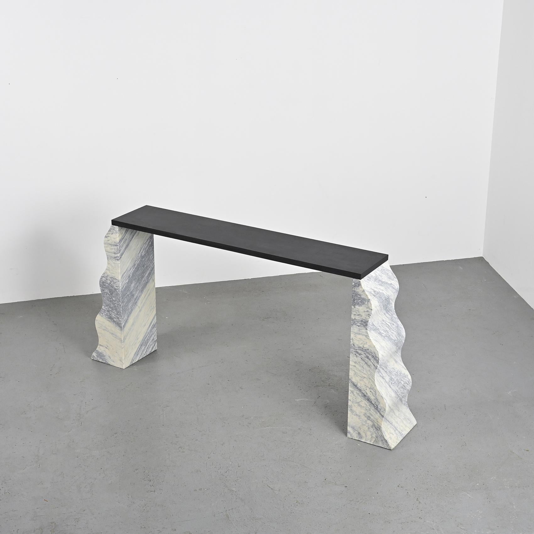 Marble Montenegro Console by Ettore Sottsass, 1980s  1