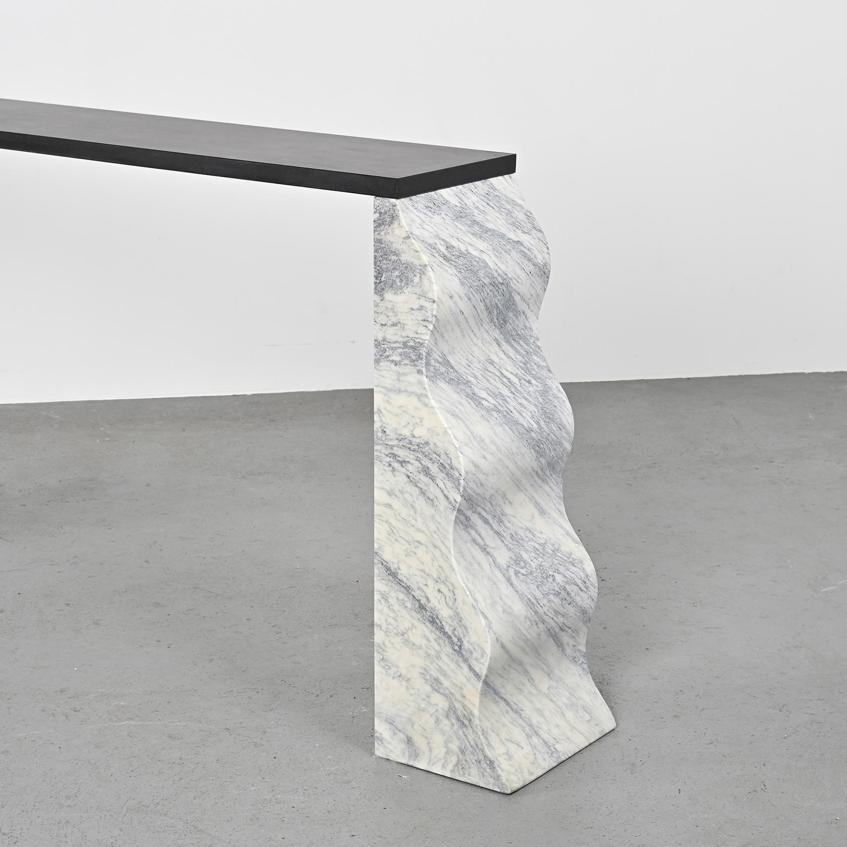 Marble Montenegro Console by Ettore Sottsass, 1980s  2