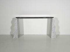 Marble Montenegro Console Table by Ettore Sottsass for Ultima Edizione, 1980s