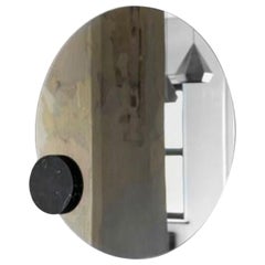 Miroir « Moon » en marbre, Sebastian Scherer