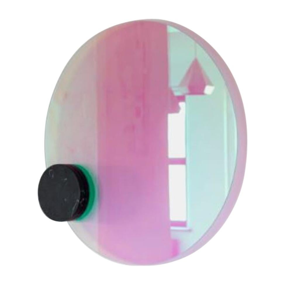 Marble "Moon" Mirror, Sebastian Scherer For Sale