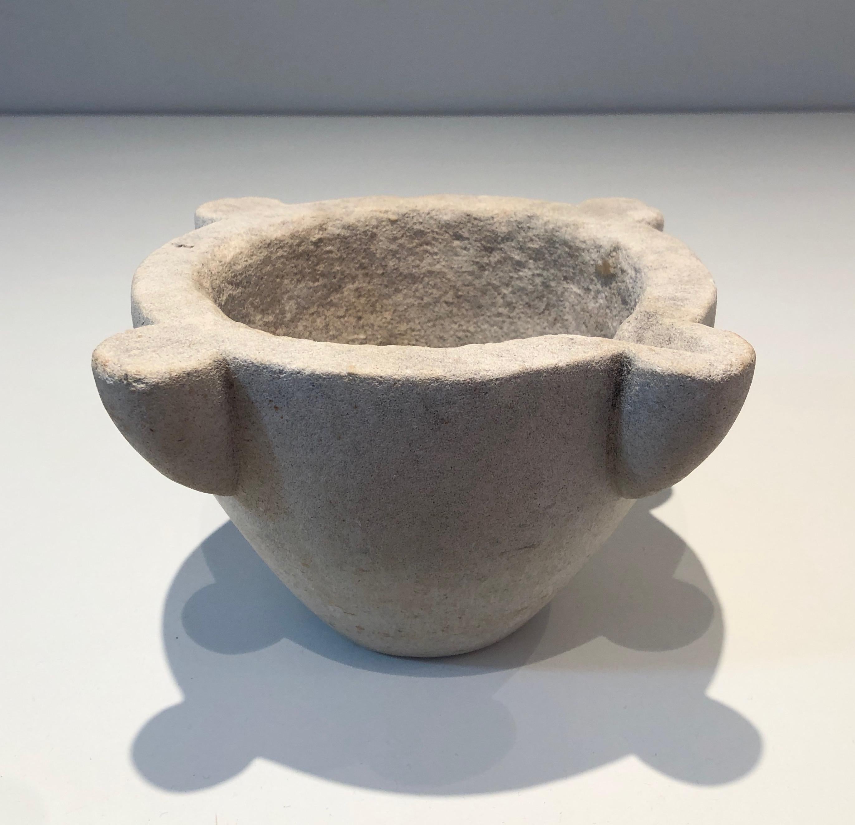 Marble Mortar from 18th Century For Sale 4