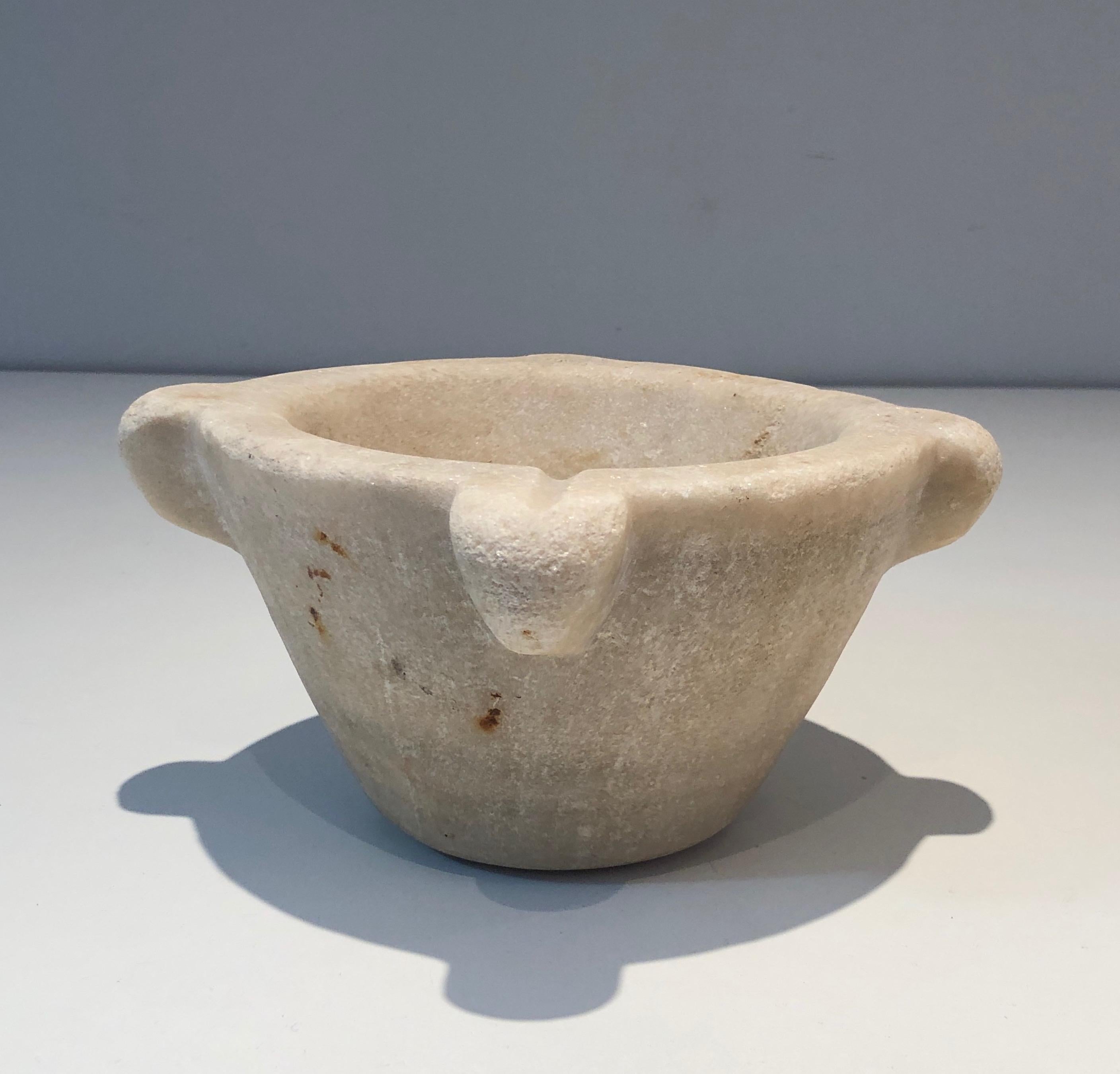 Marble Mortar from 18th Century For Sale 5