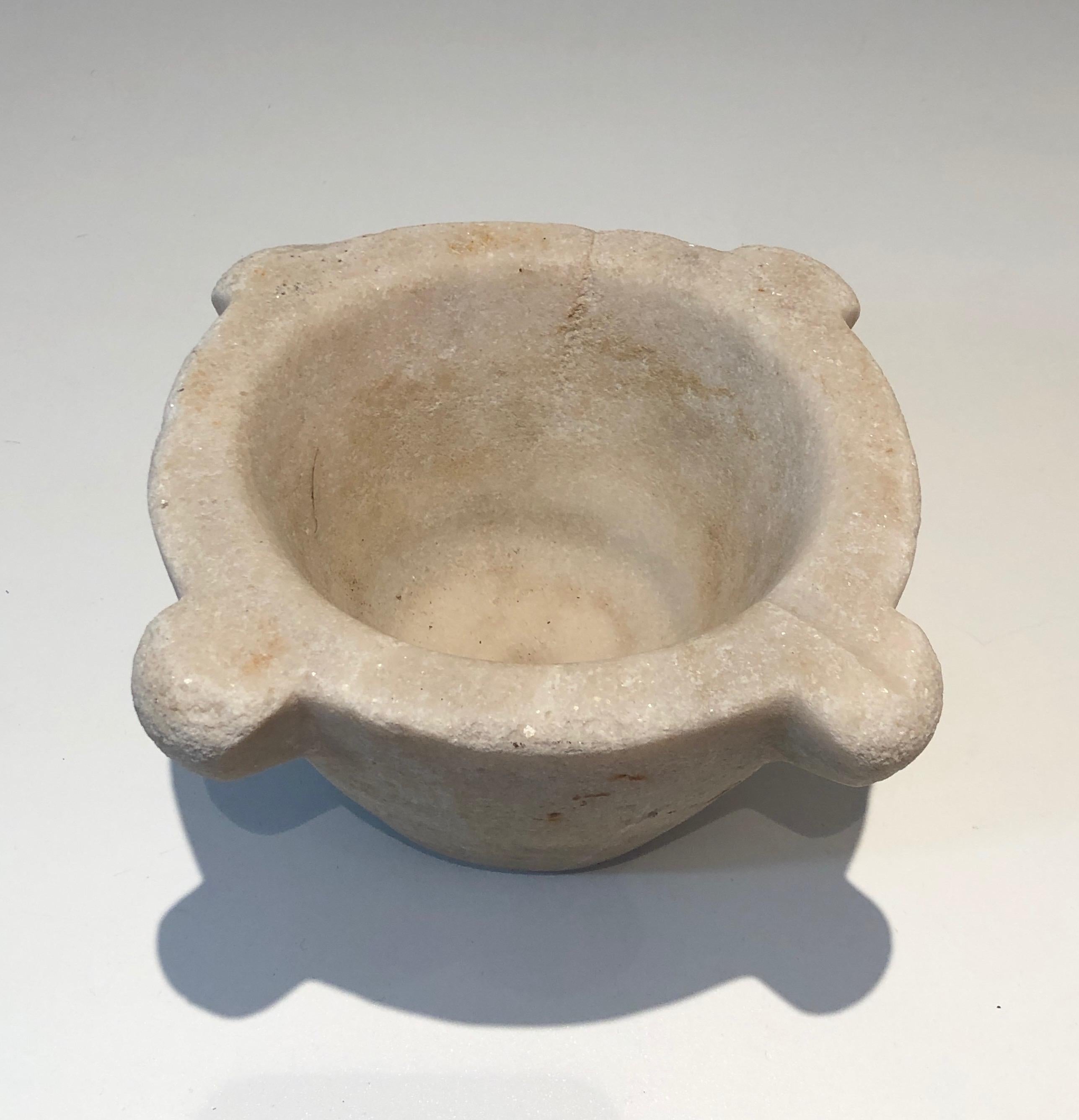 Marble Mortar from 18th Century For Sale 6
