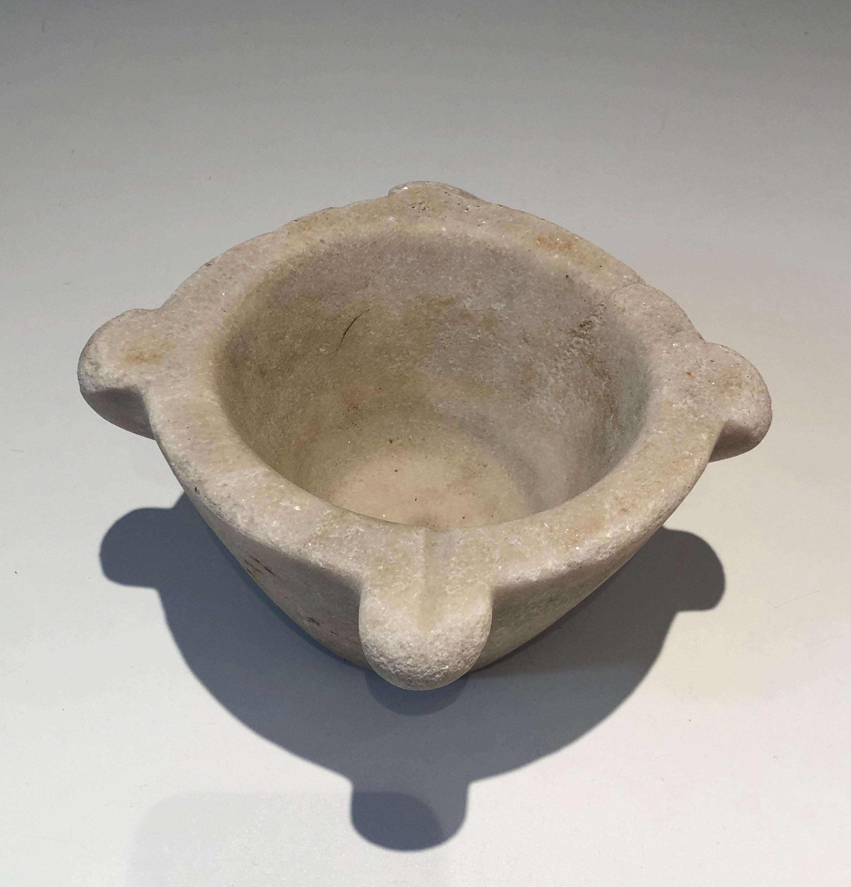 Marble Mortar from 18th Century For Sale 7