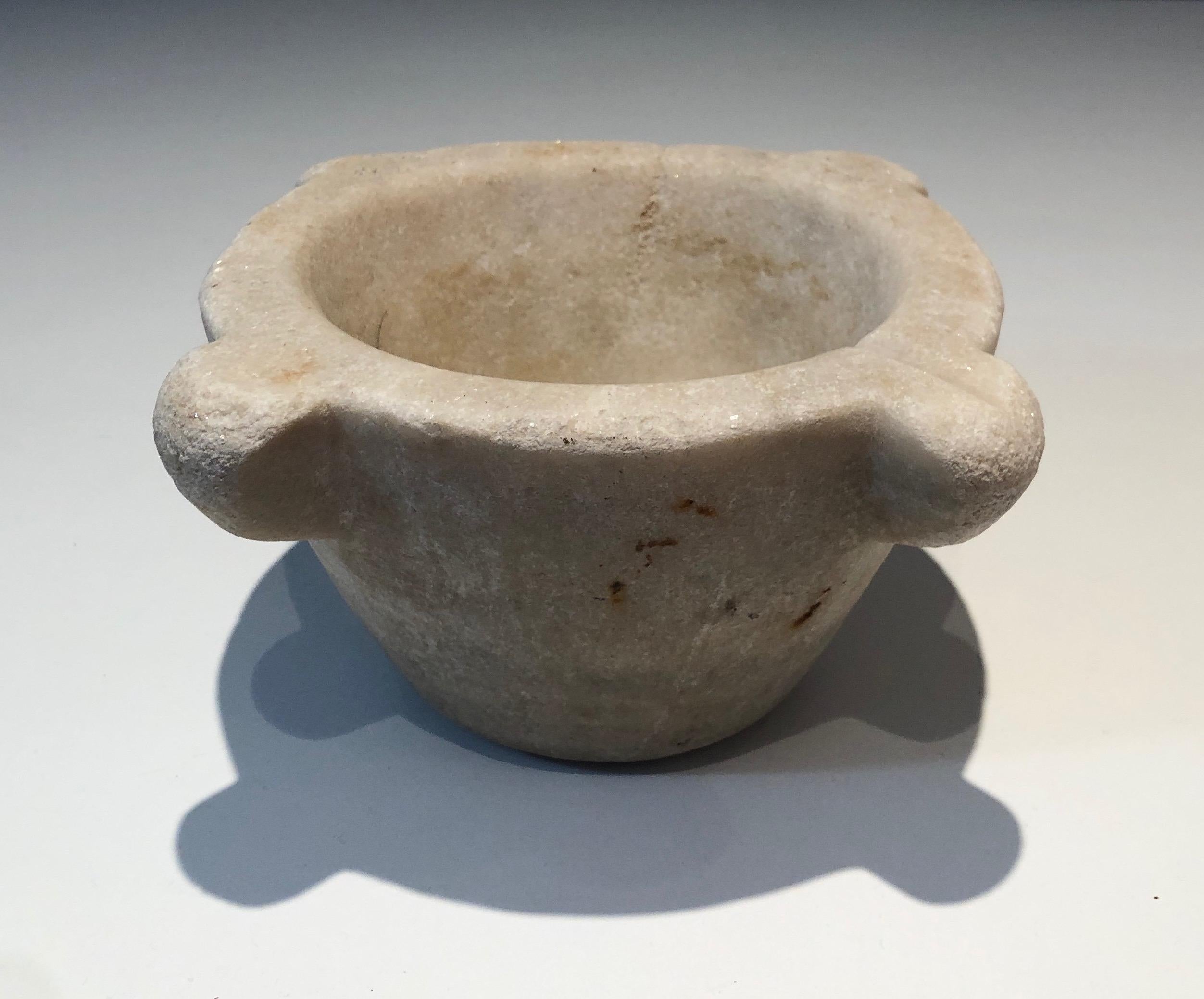 Marble Mortar from 18th Century For Sale 9