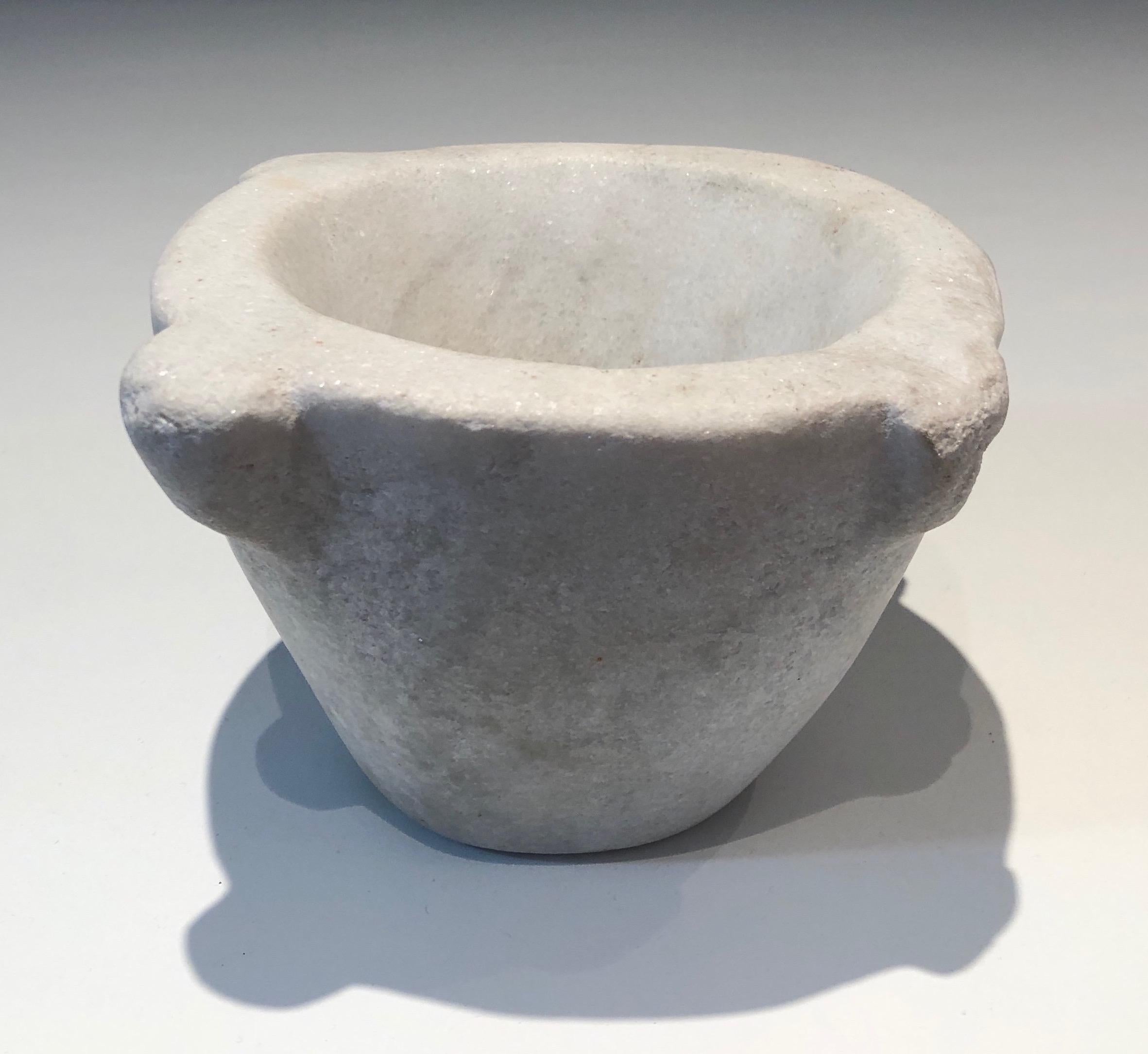 Marble mortar. French. 18th Century.