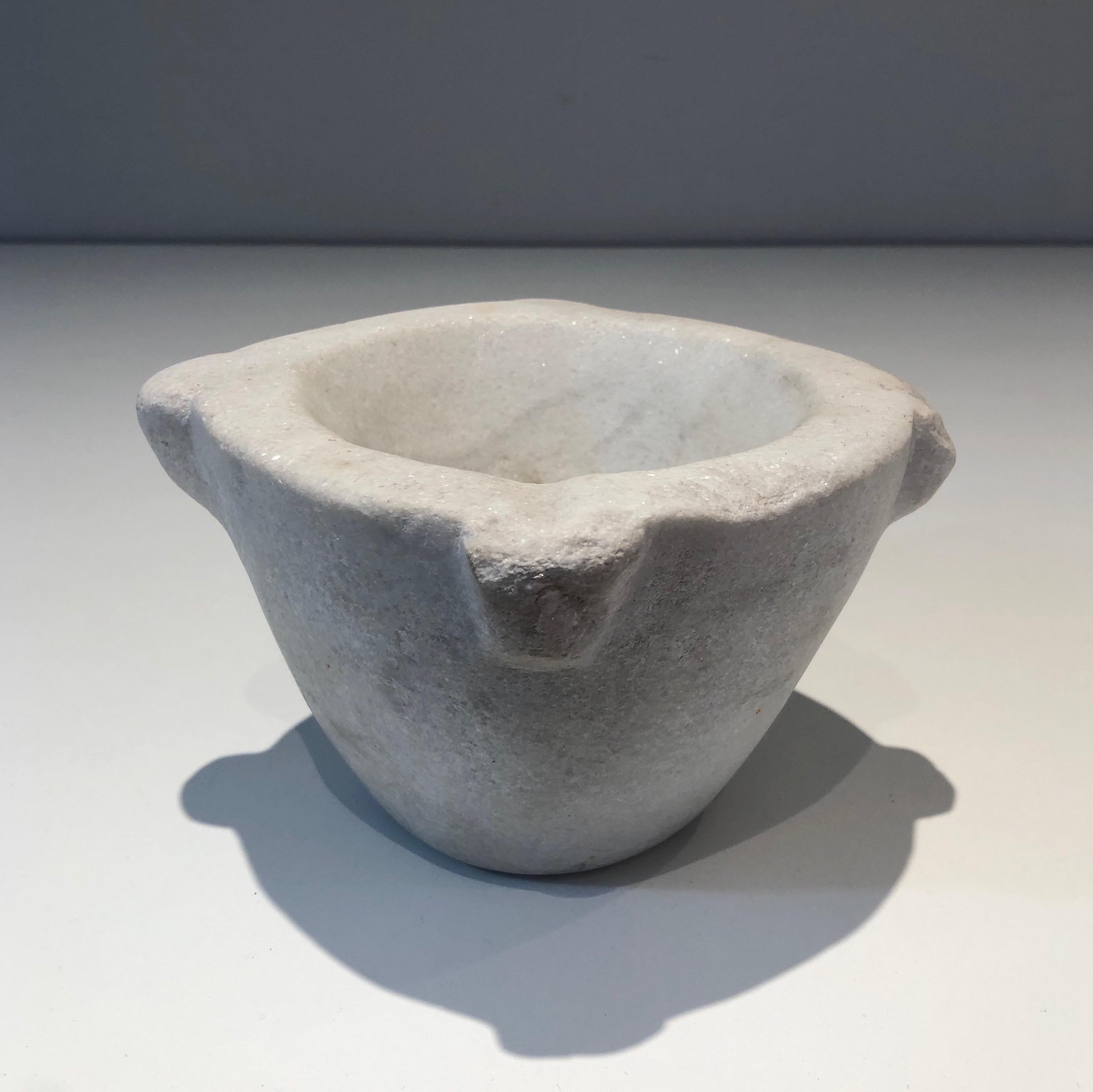 French Marble Mortar from 18th Century For Sale