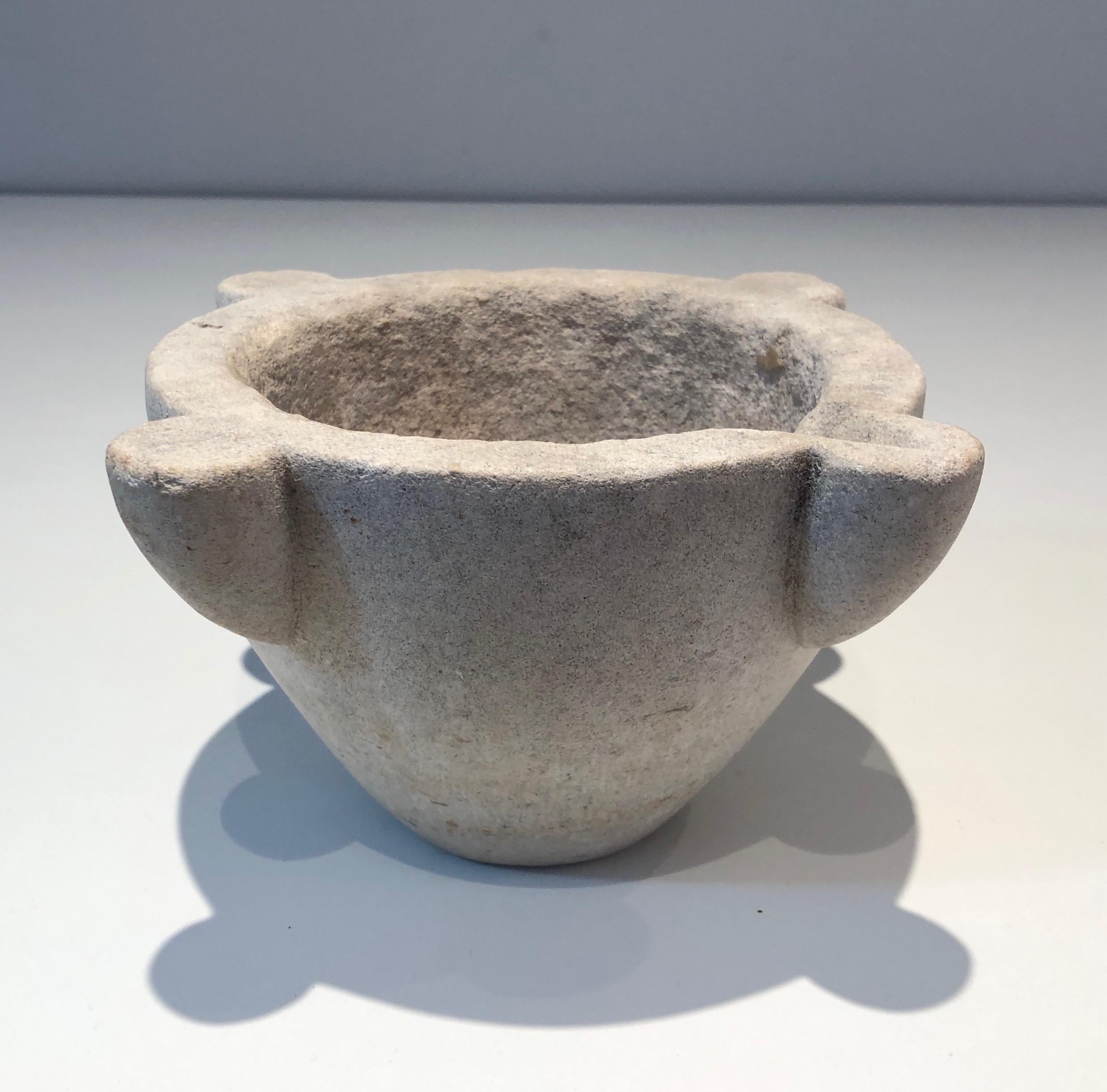 Marble Mortar from 18th Century For Sale 2