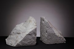 Berg-Buchstützen aus Marmor