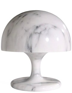 Marble Mushroom Form Table Lamp