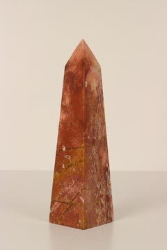 Marble Obelisk from Italy in the Style of The Grand Tour or modern Boho Chic