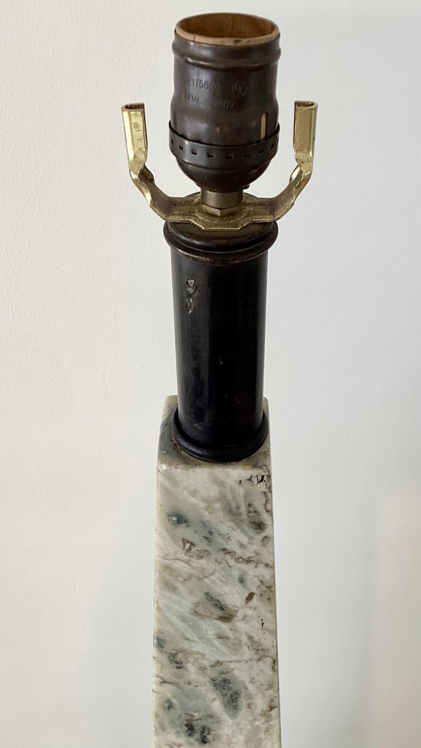 Marble Obelisk Table Lamp 3