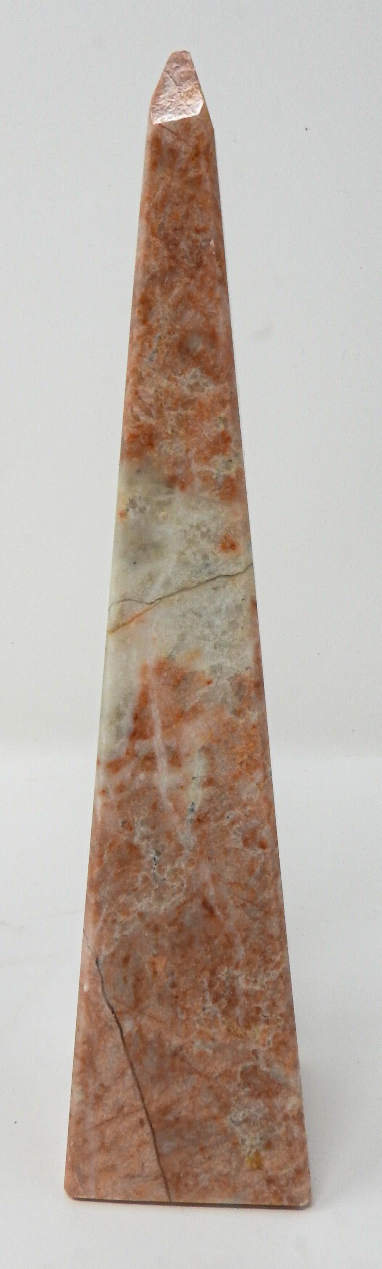 Polished Marble Obelisk, Vintage For Sale