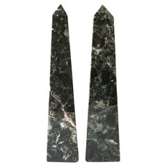 Retro Marble Obelisks, Pair