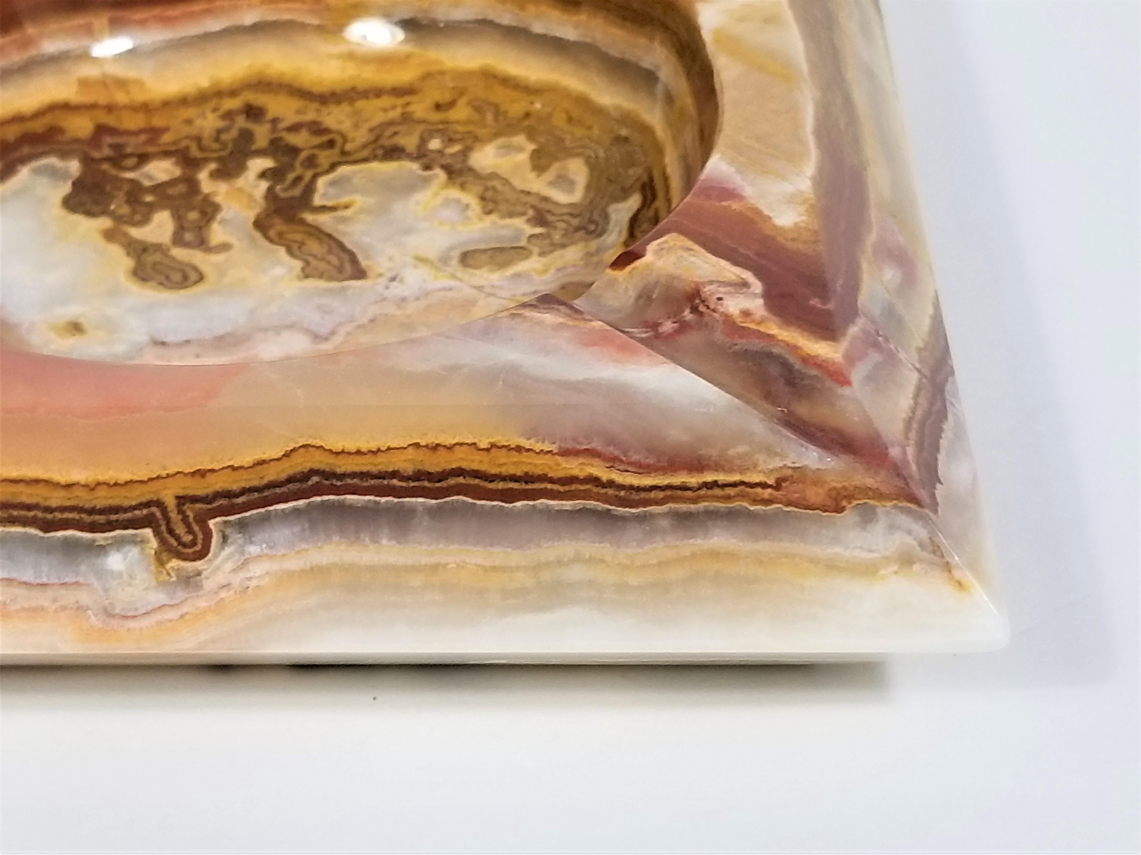 Marble Onyx Ashtray Midcentury 1