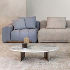 Table basse moyenne Marble Pebble