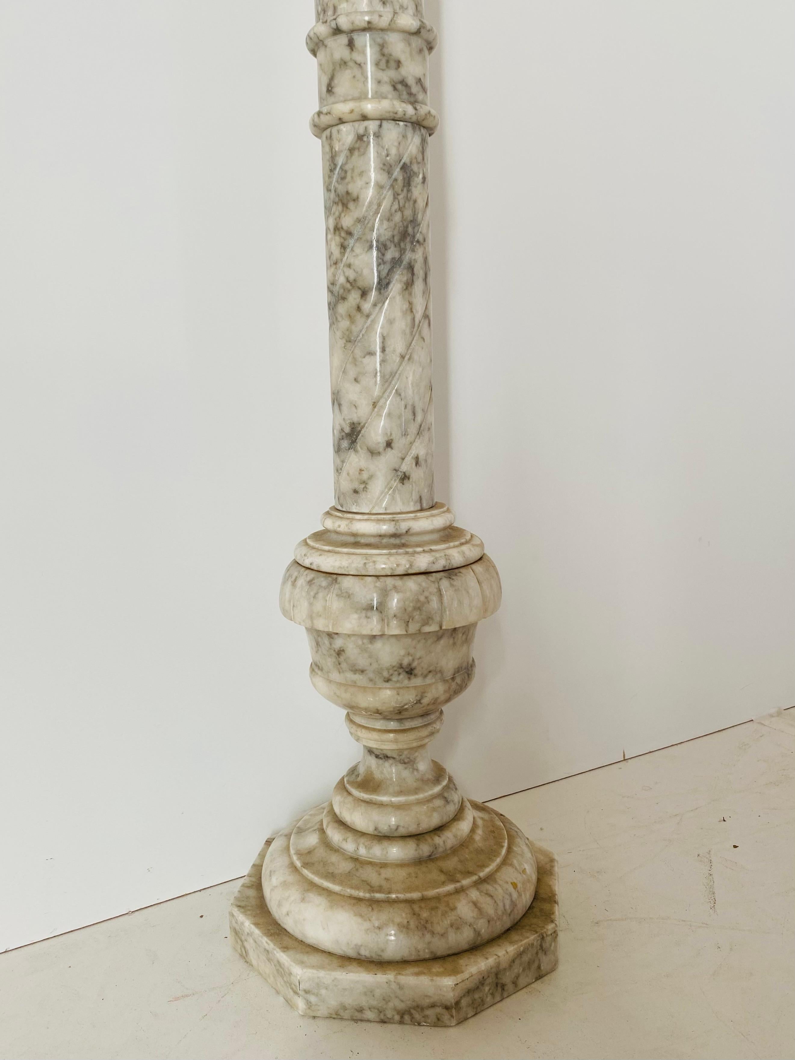 Marble Pedestal, 1940s Italy 1