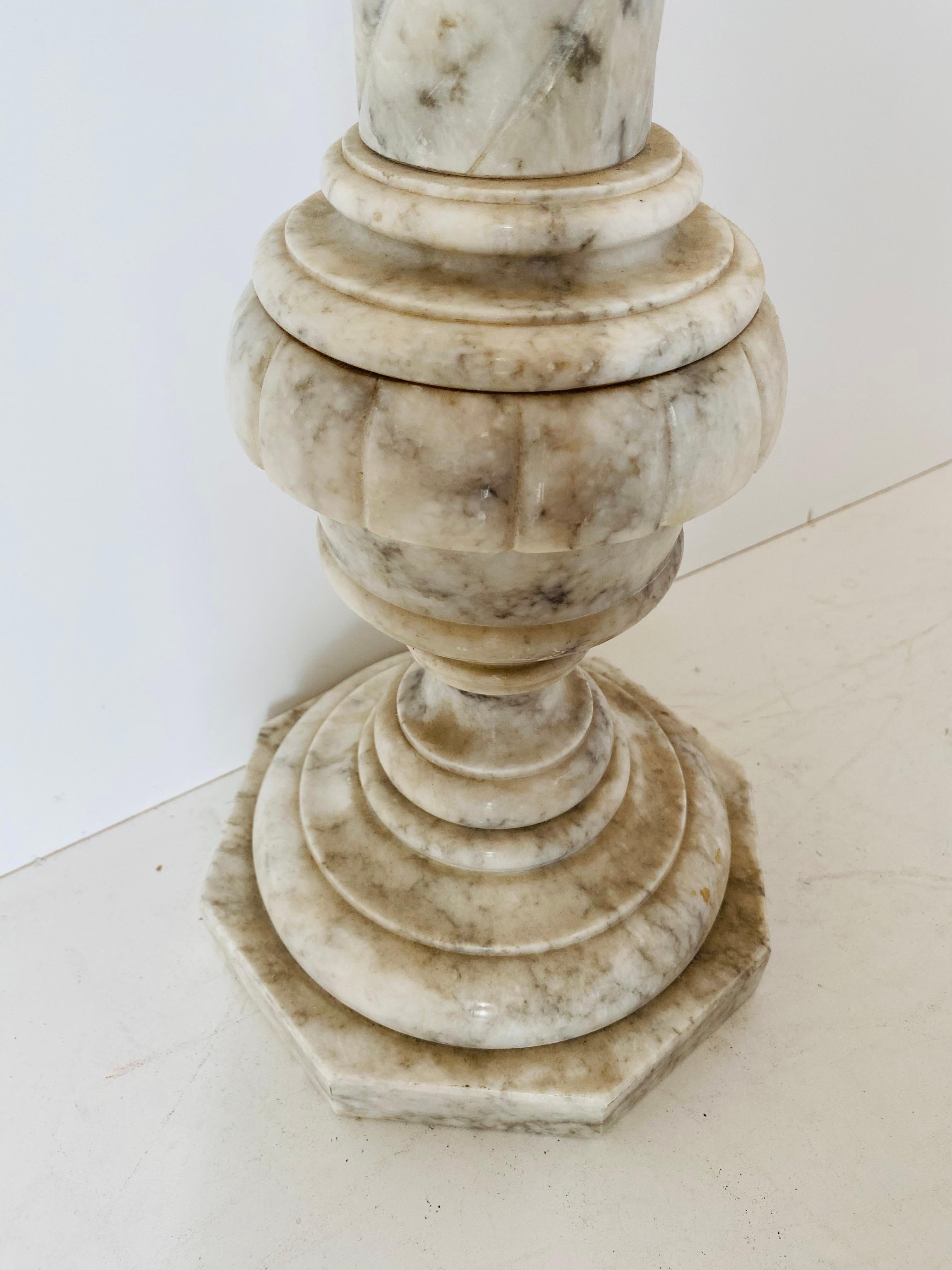 Marble Pedestal, 1940s Italy 2