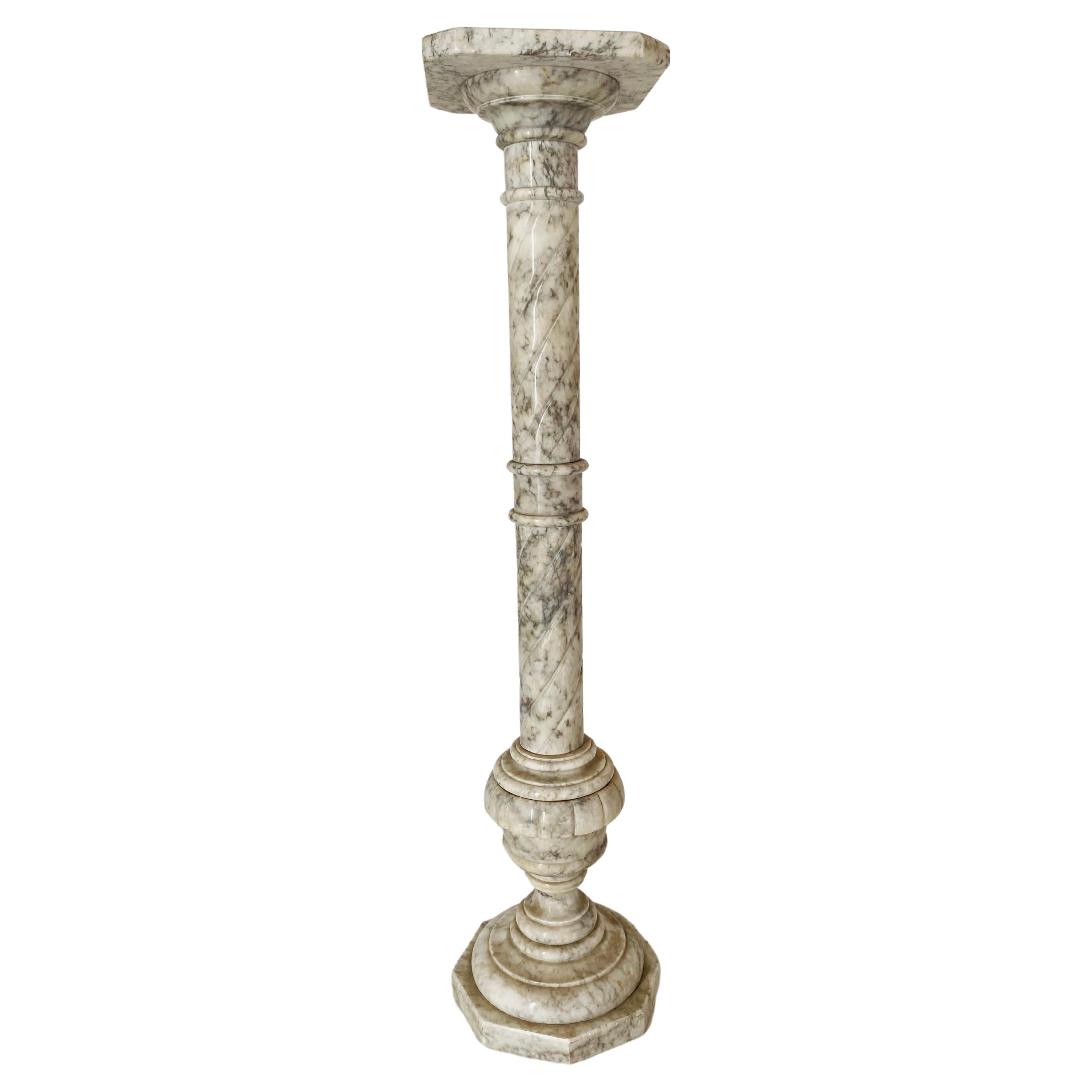 Marble Pedestal, 1940s Italy