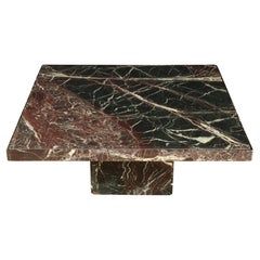 Marble Pedestal Coffee Table