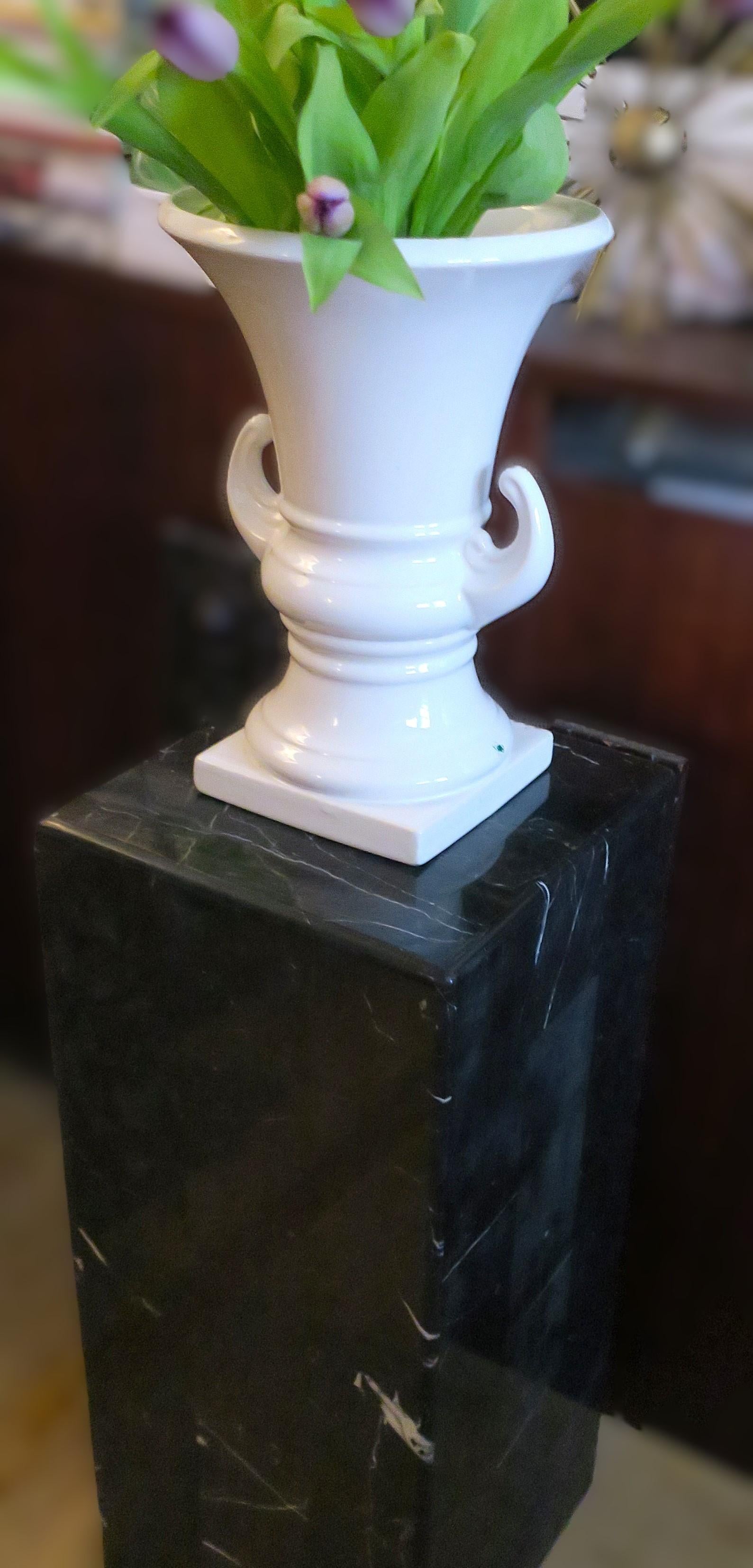 Post-Modern Marble Pedestal For Sale