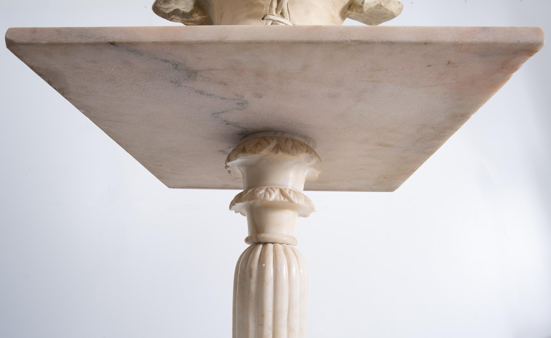 Marble Pedestal, Italian, 1960s 3