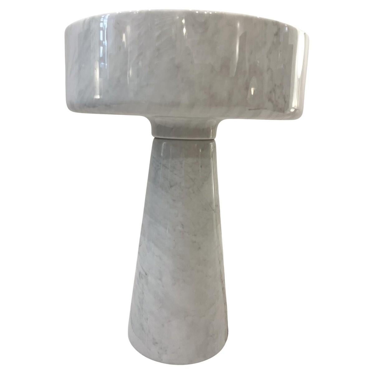 Italian Marble Planter by Angelo Mangiarotti, Italy, 1970s For Sale