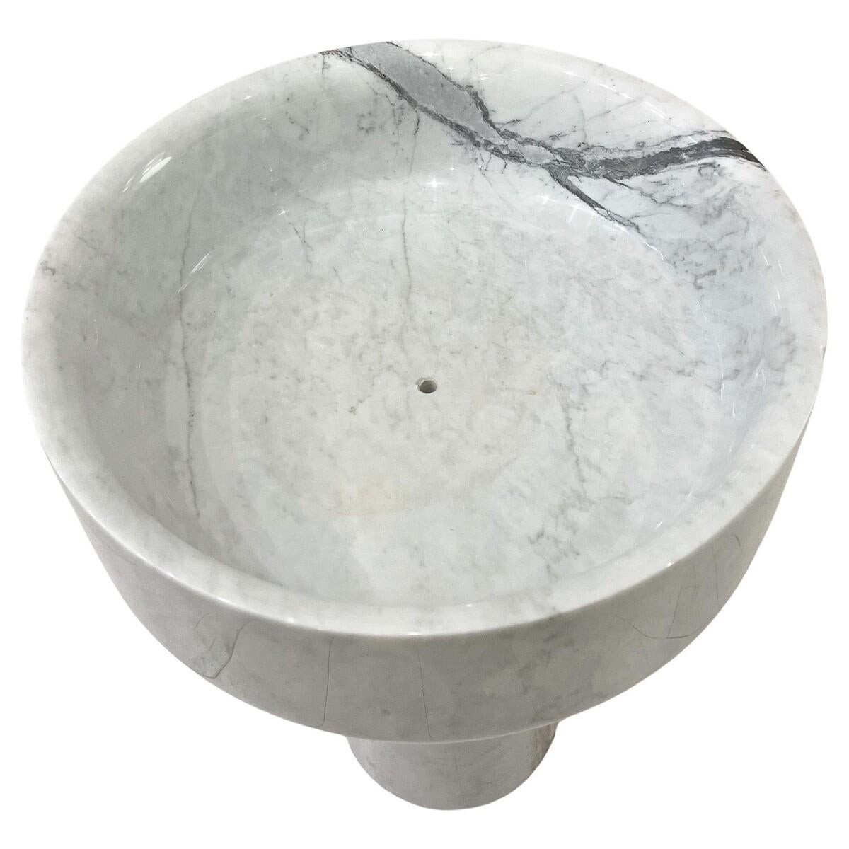 Marble Planter by Angelo Mangiarotti, Italy, 1970s In Good Condition For Sale In Brussels, BE