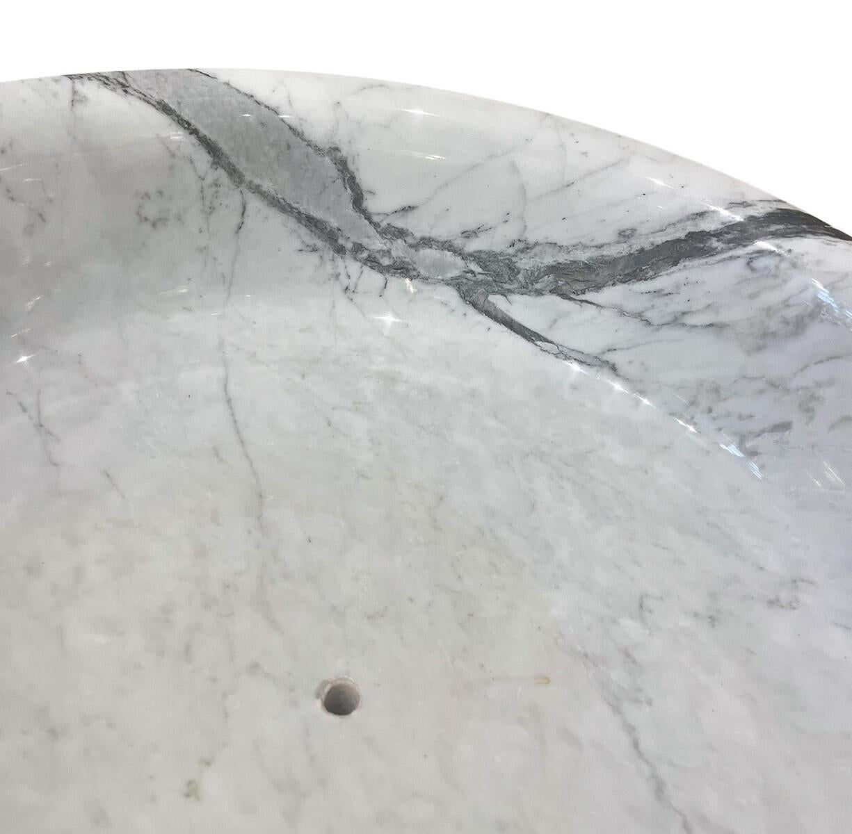 20th Century Marble Planter by Angelo Mangiarotti, Italy, 1970s For Sale