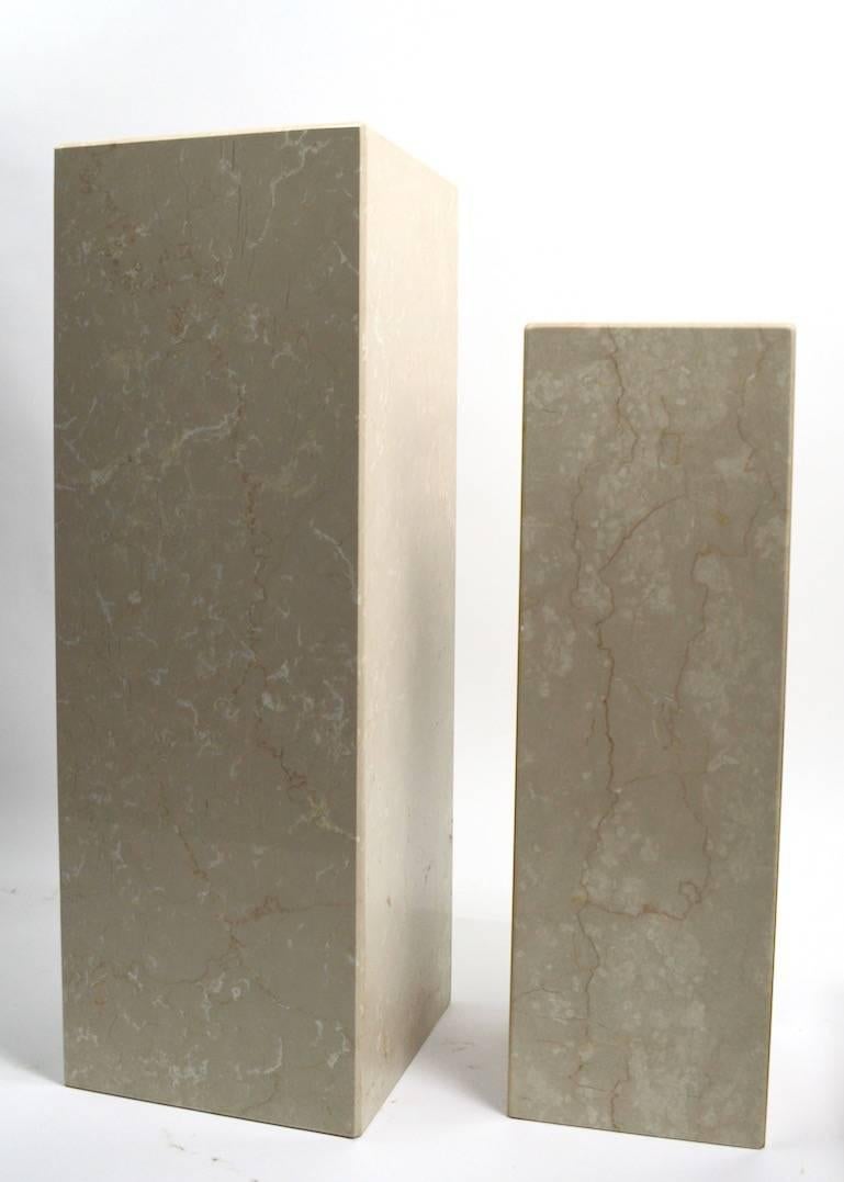 Marble Postmodern Pedestal 'Tall' 3