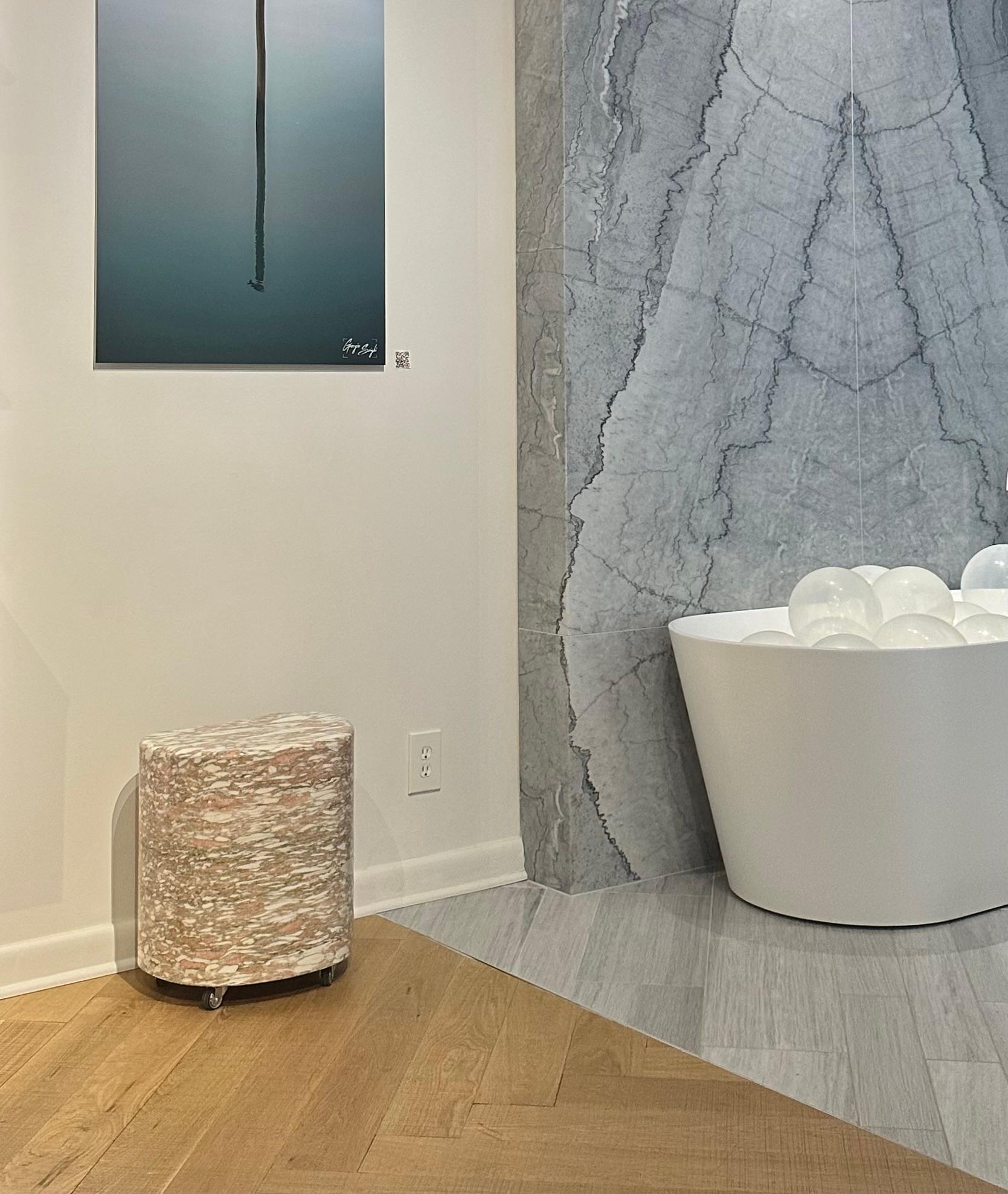 italien Table pouf Euromarmi Store en vente