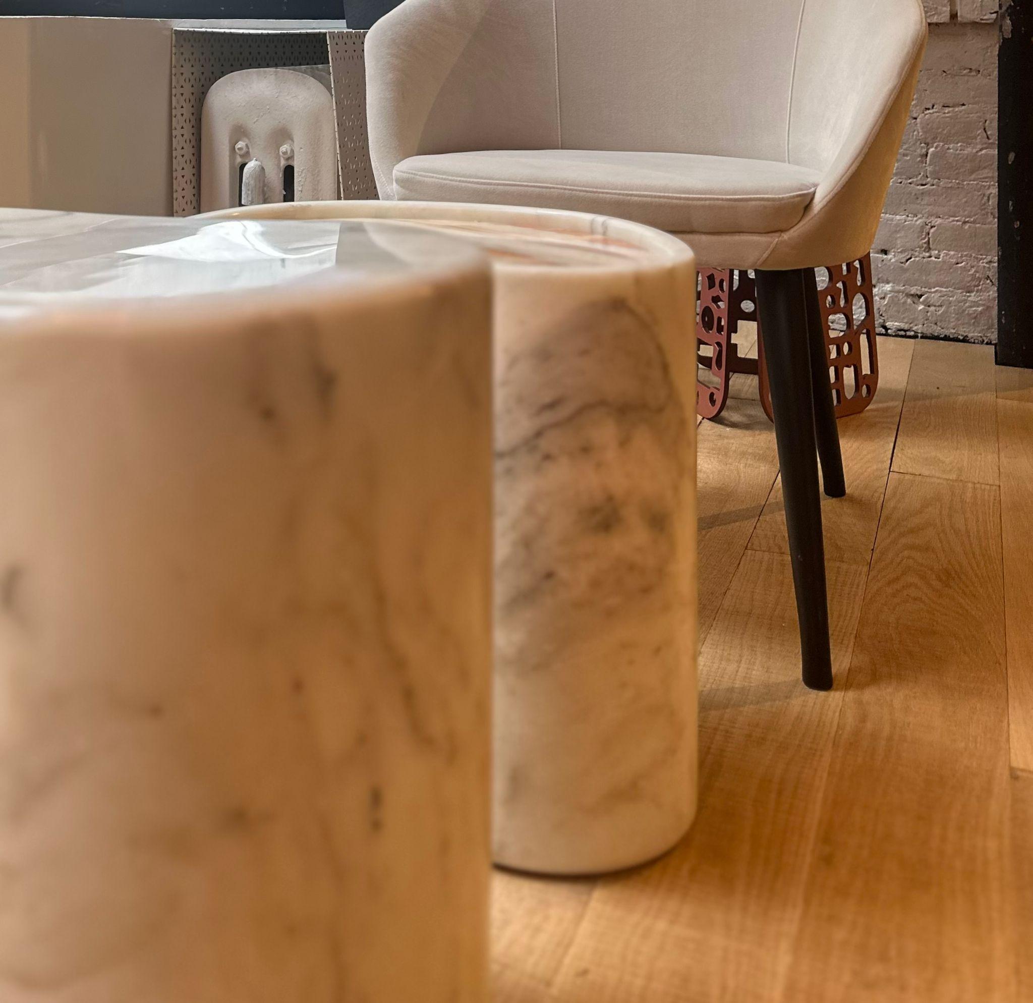 Marbre Table pouf Euromarmi Store en vente