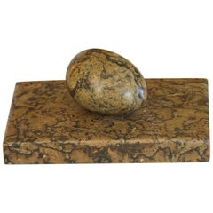 Marble Press with an Egg Handle, circa 1850