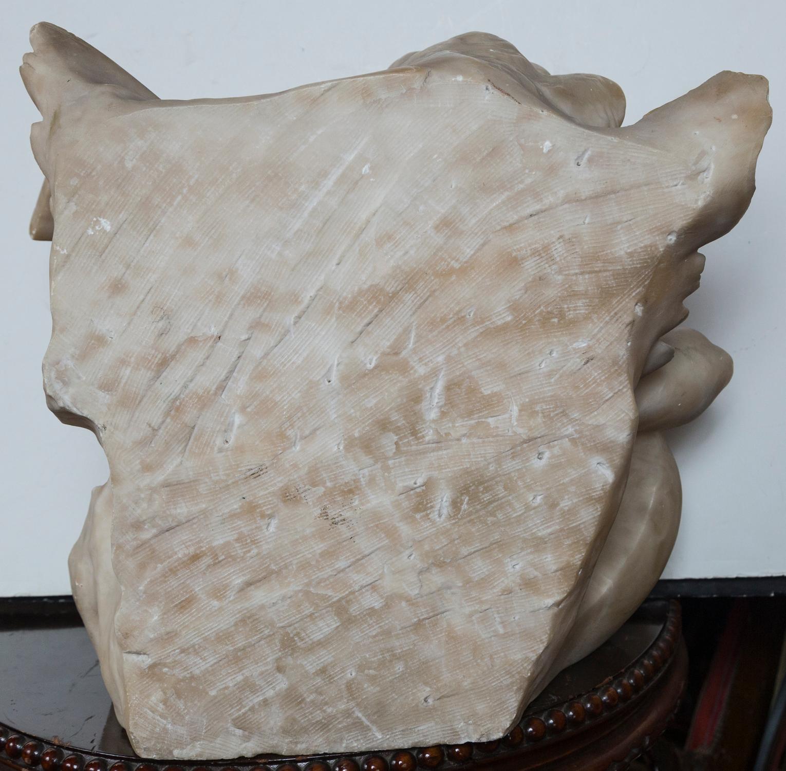 Marble Putto Playing a Mandolin For Sale 2