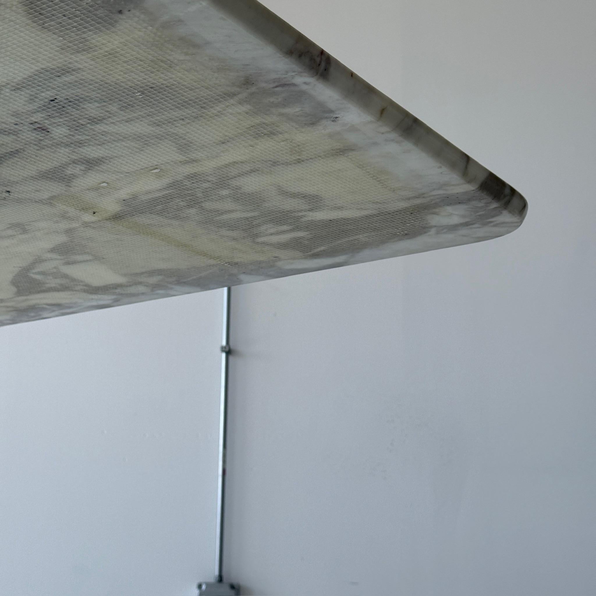 Marble Racetrack Dining Table by Joseph D’Urso for Knoll For Sale 1