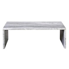 Marble Waterfall Edge Coffee Table
