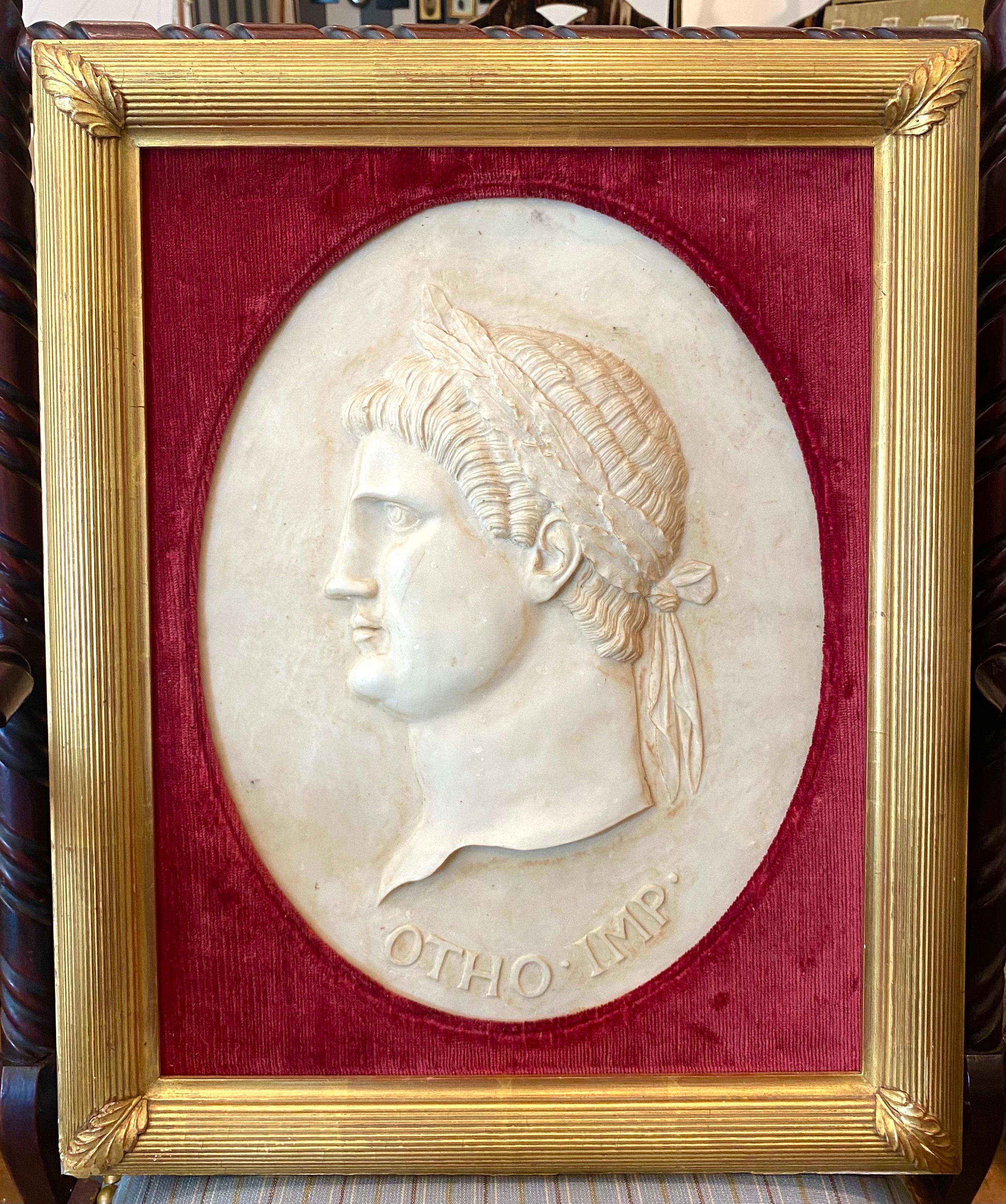 Marble Relief Portraits of 4 Caesars For Sale 6