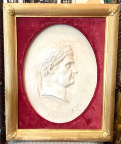 Marble Relief Portraits of 4 Caesars