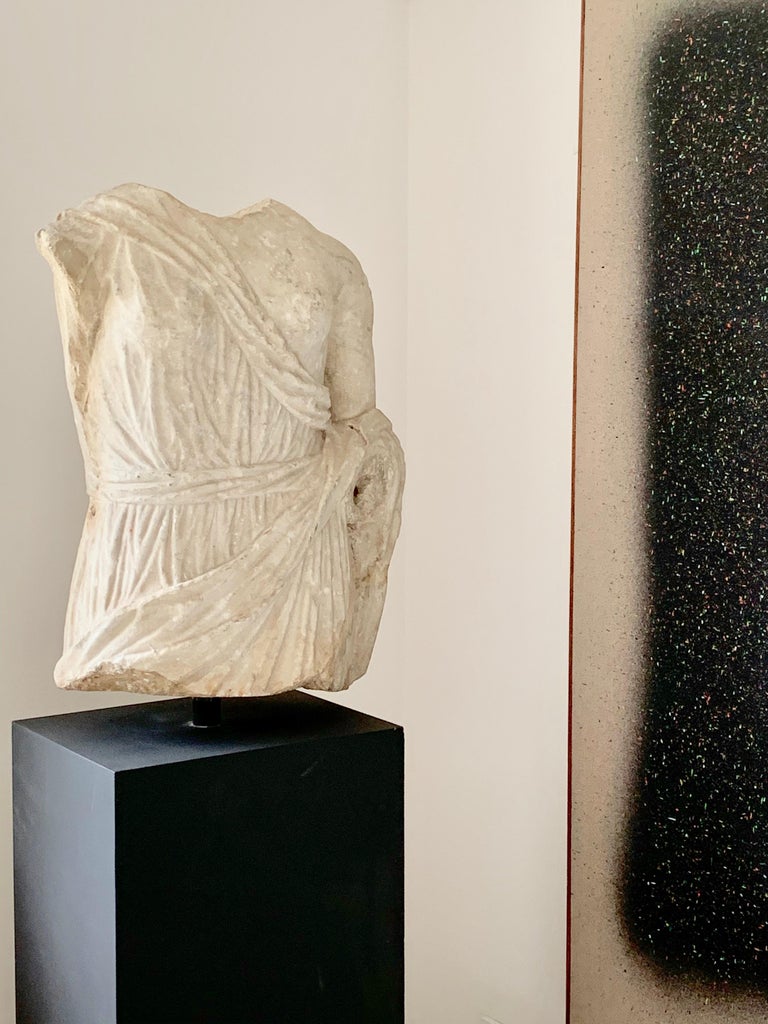 Marble Roman Antiquities Sculpture of the Goddess Fortuna, 2nd Century ...